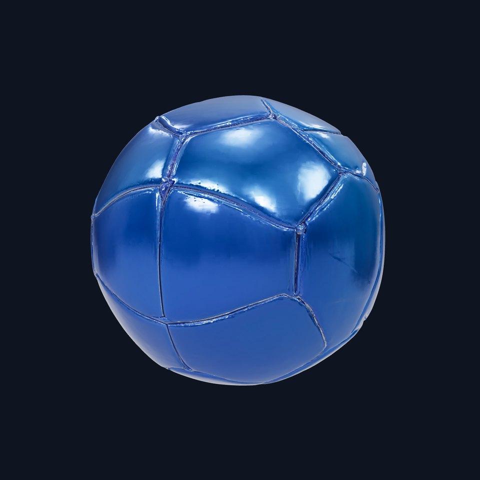 Iridescent Soccer Ball model pack